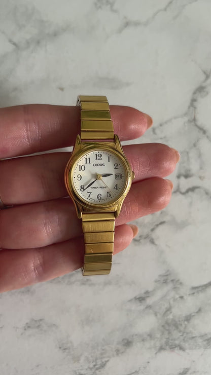 Vintage Women’s Gold Lorus Quartz Watch