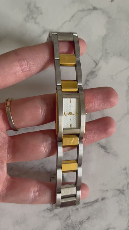 Vintage Women’s Gold Silver Two Tone Accurist Quartz Watch